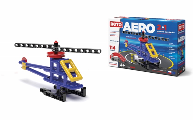 ROTO 2v1 Aero - Vrtulník, česká stavebnice