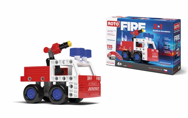 ROTO 2v1 Fire - Hasiči, česká stavebnice