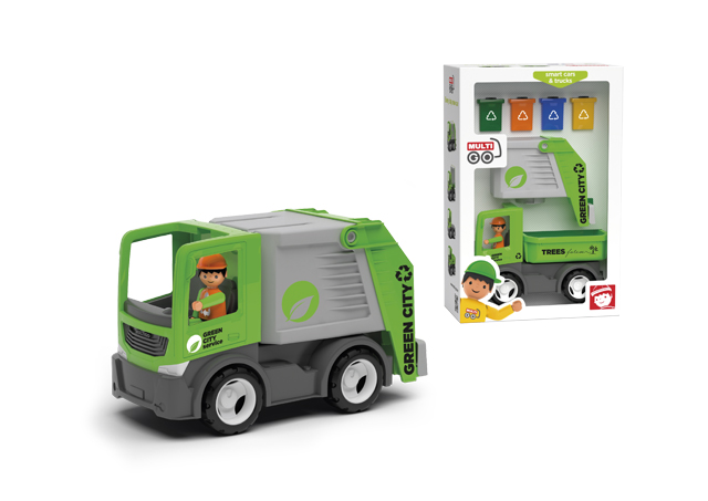 MultiGO City set 2+1 - figurka Igráček popelář s autem