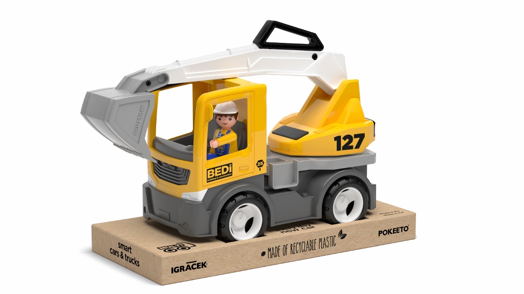 ECO MultiGO Build - Bagr s řidičem - auto s Igráčkem
