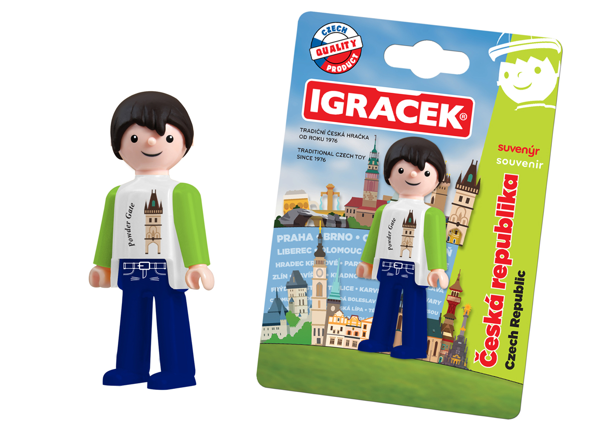 Igráček Suvenýr Powder gate - figurka