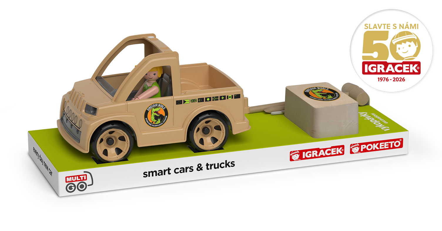 MultiGO Expedice Prehistoric - Igráček paleontoložka, pickup, vykopávka