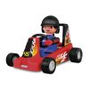 3193 3 igracek zavodnik figurka s cervenou motokarou
