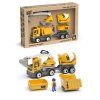ECO MultiGO Build set - figurky Igráčků stavbařů s auty