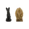 Igráček Archeolog - figurka s egyptskými vykopávkami masky faraona a sošky bohyně Bastet