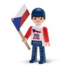 Igráček Fanoušek - figurka s vlajkou
