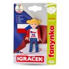 Igráček Fanynka - figurka s vlajkou