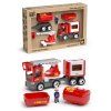 ECO MultiGO Fire set - figurky Igráčků hasičů s auty, poškozený obal