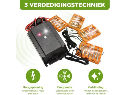 Plašič kún, myší a potkanov mobilný CS II. Isotronic