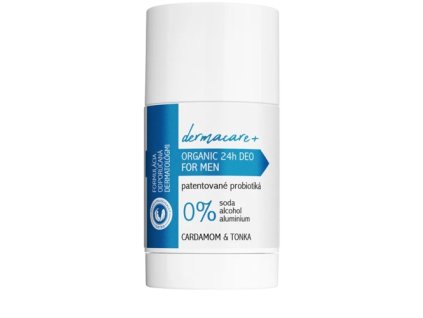 dermacare 24h men organicky dezodorant s prebiotikami a probiotikami kardamón tonka