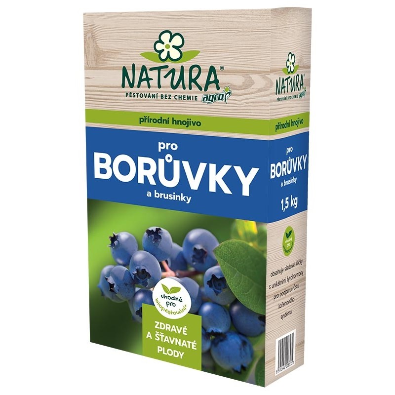 Levně NATURA - Organické hnojivo na borůvky a brusinky kilogram: 1,5