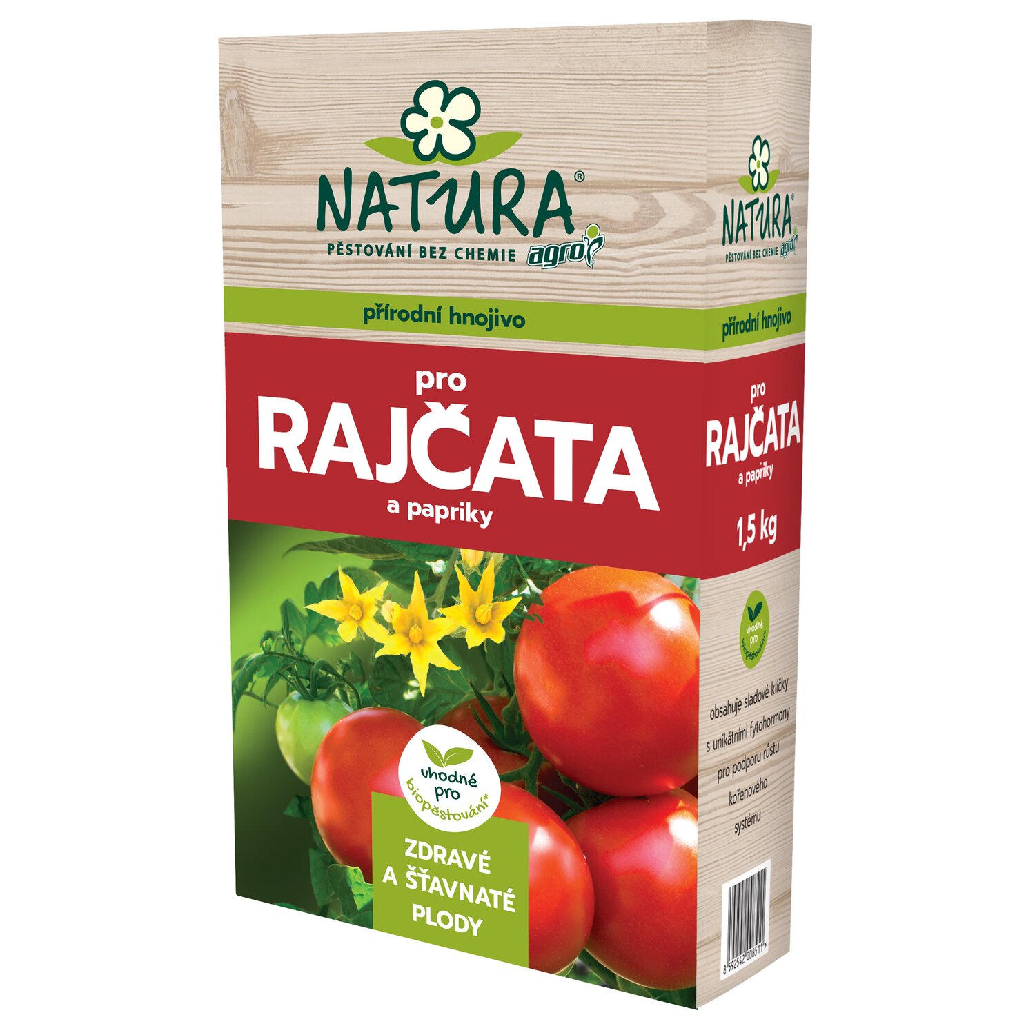 Levně NATURA - Organické hnojivo na rajčata a papriky kilogram: 1,5