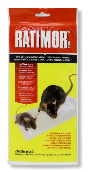 Levně Ratimor Plus lepicí deska pro chytání myší a potkanů