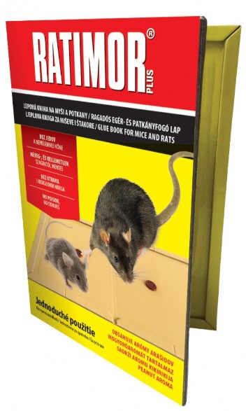 Levně Ratimor Plus lepicí kniha pro chytání myší a potkanů