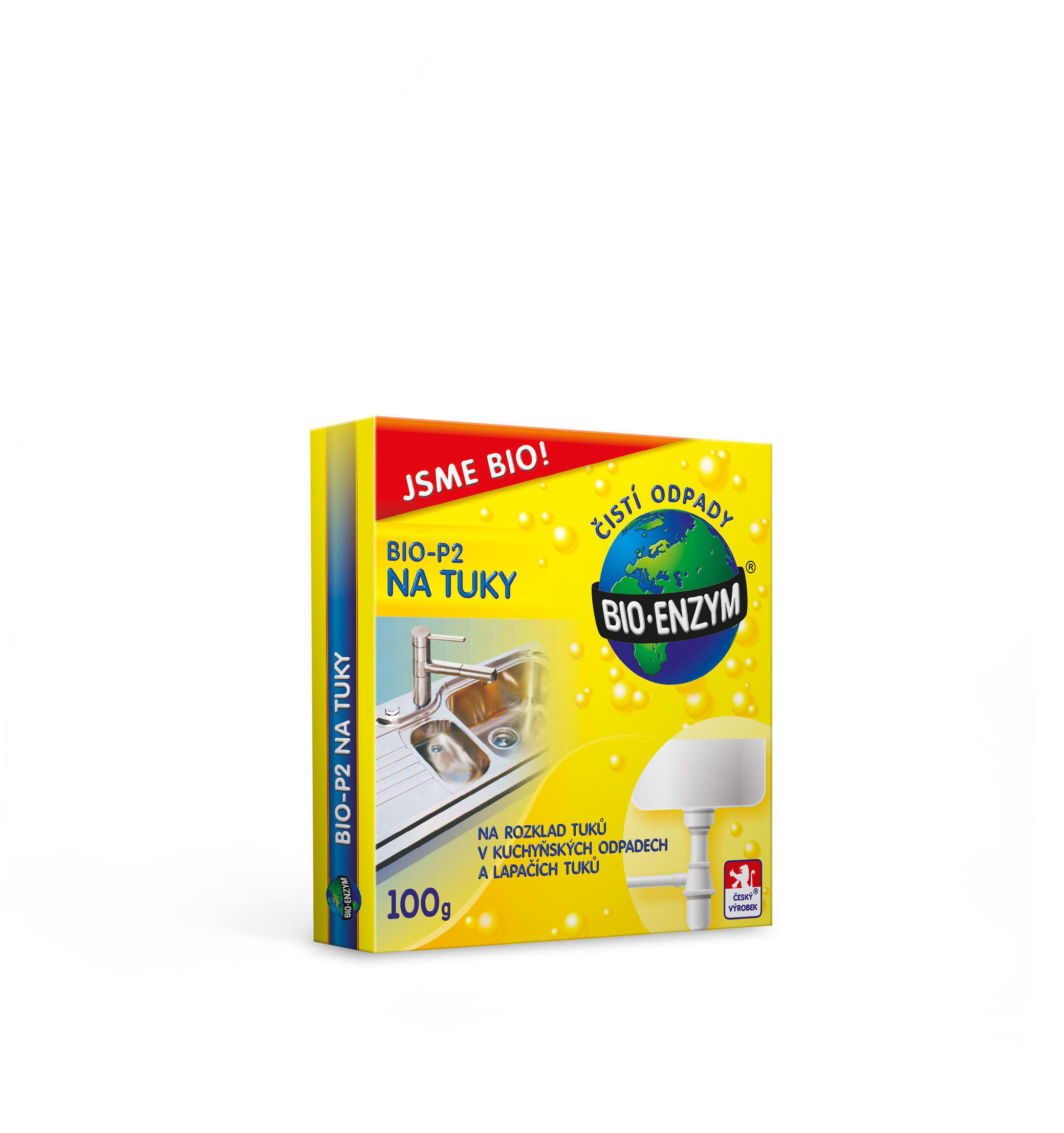 Levně BioEnzym - BIO P2 NA TUKY gram: 100,00