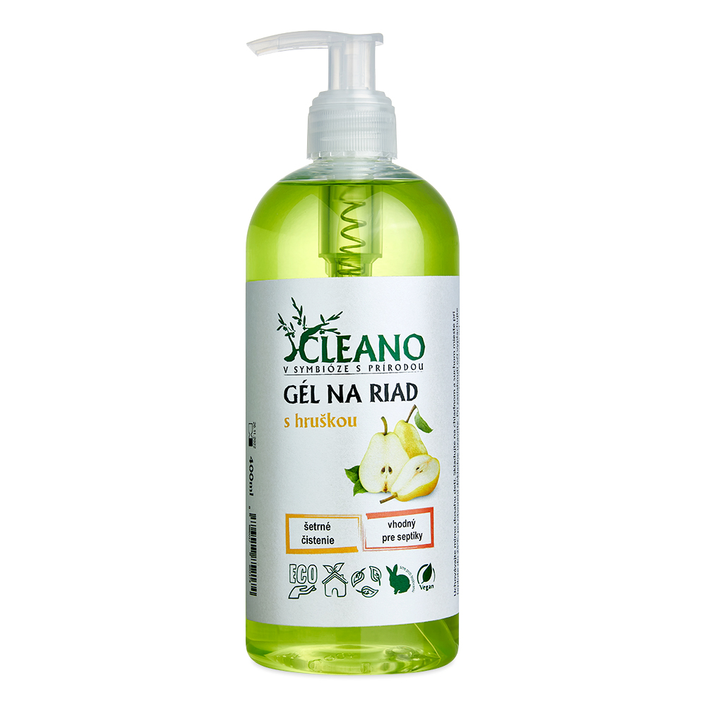 Levně Cleano - gel na nádobí Hruška