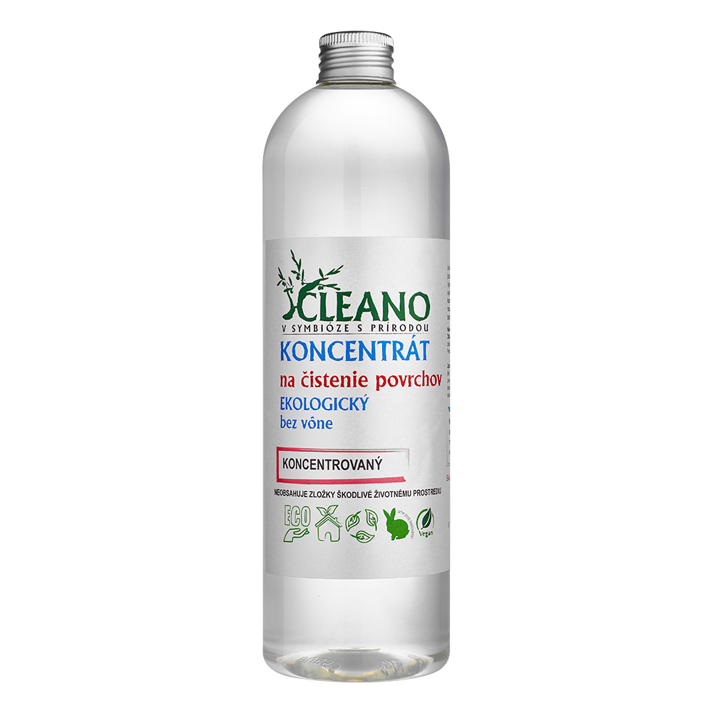 Levně Cleano - koncentrát pro čištění všech povrchů bez vůně