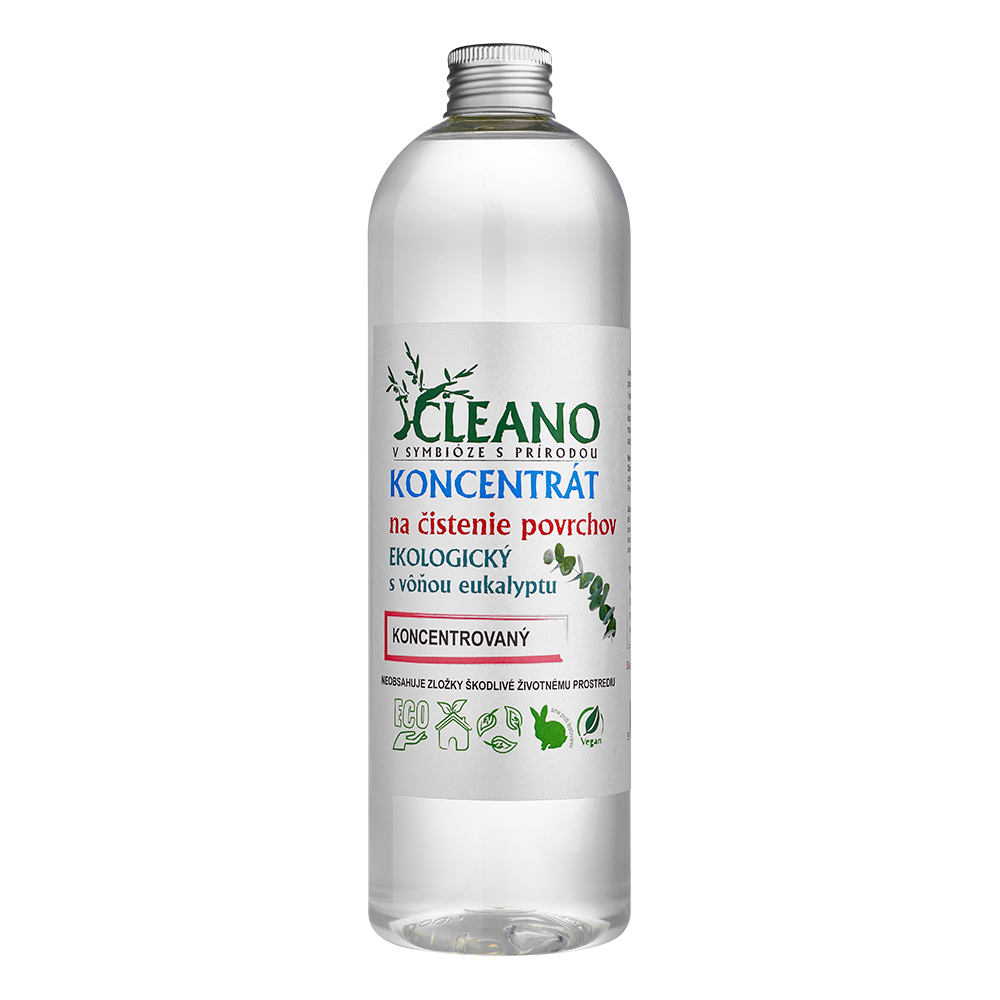 Levně Cleano - koncentrát pro čištění všech povrchů Eukalyptus