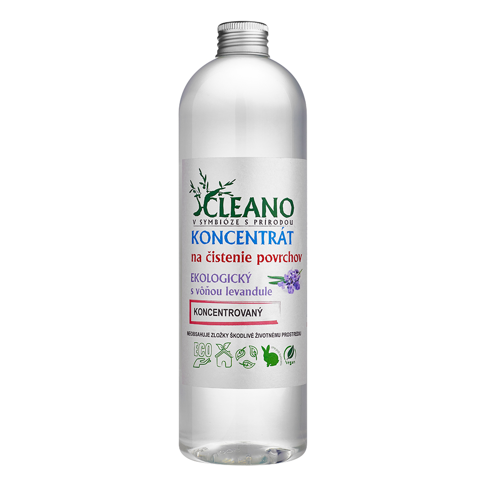Levně Cleano - koncentrát pro čištění všech povrchů Levandule