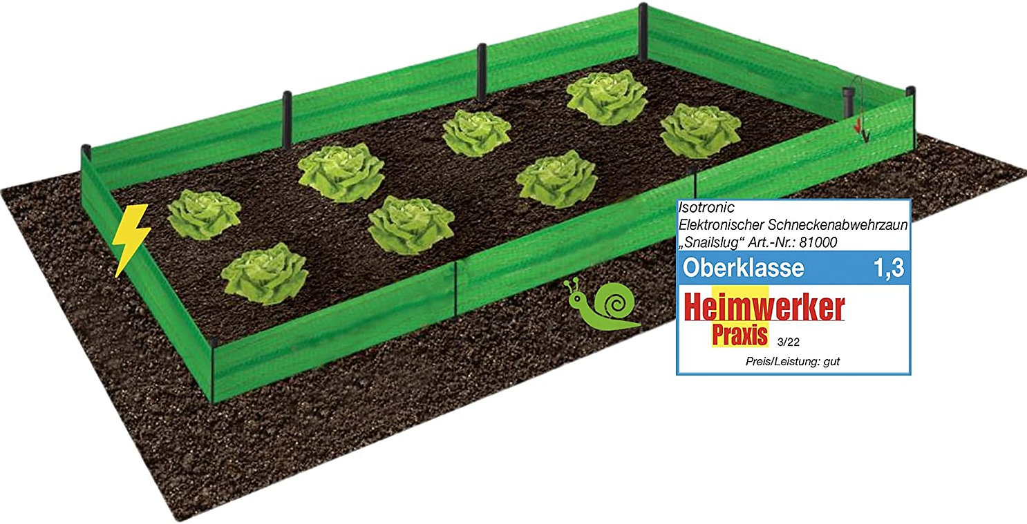 Levně Elektrický plot proti slimákům Isotronic