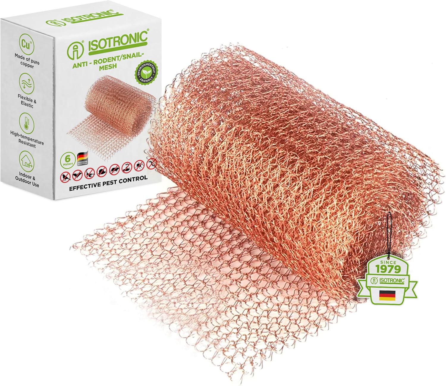 Levně Měděná síť proti slimákům Isotronic
