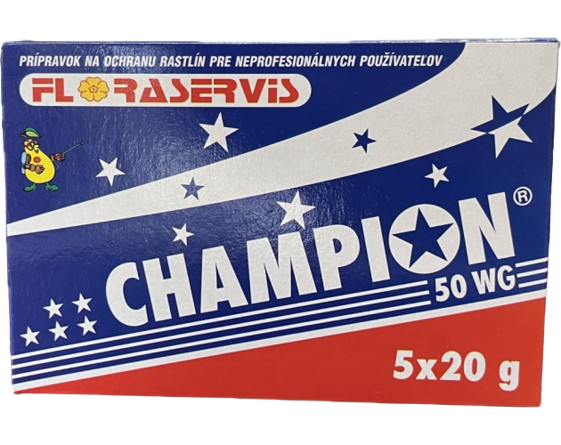 Levně Champion – univerzální fungicid a baktericid Balenie: 5x20g