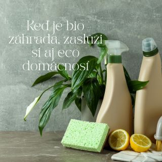 Záhrada bez chémie a domácnosť plná agresívnych čističov? To spolu veľmi nejde dokopy 🧼🌍 V Ekočlovek eshope nájdeš...