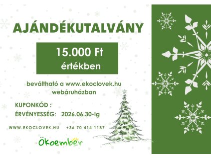 Ajándékutalvány karácsony