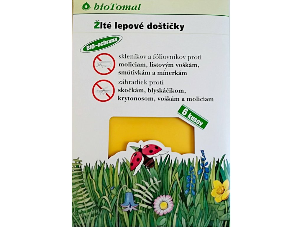 Lepové doštičky na záhradných škodcov