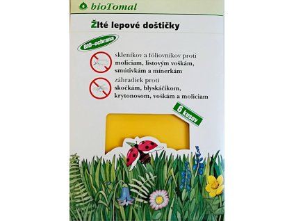 Lepové doštičky na záhradných škodcov