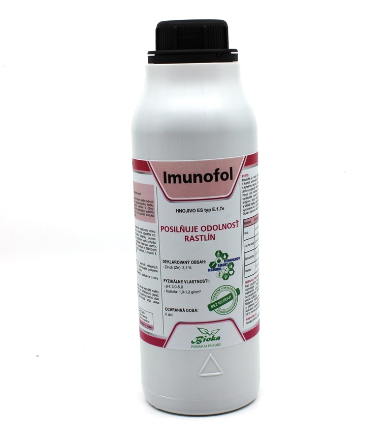 Bioka Imunofol - Zinkové hnojivo liter: 1,00