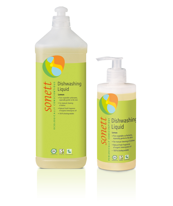 SONETT - Tekutý prostriedok na riad Citrón liter: 5,00