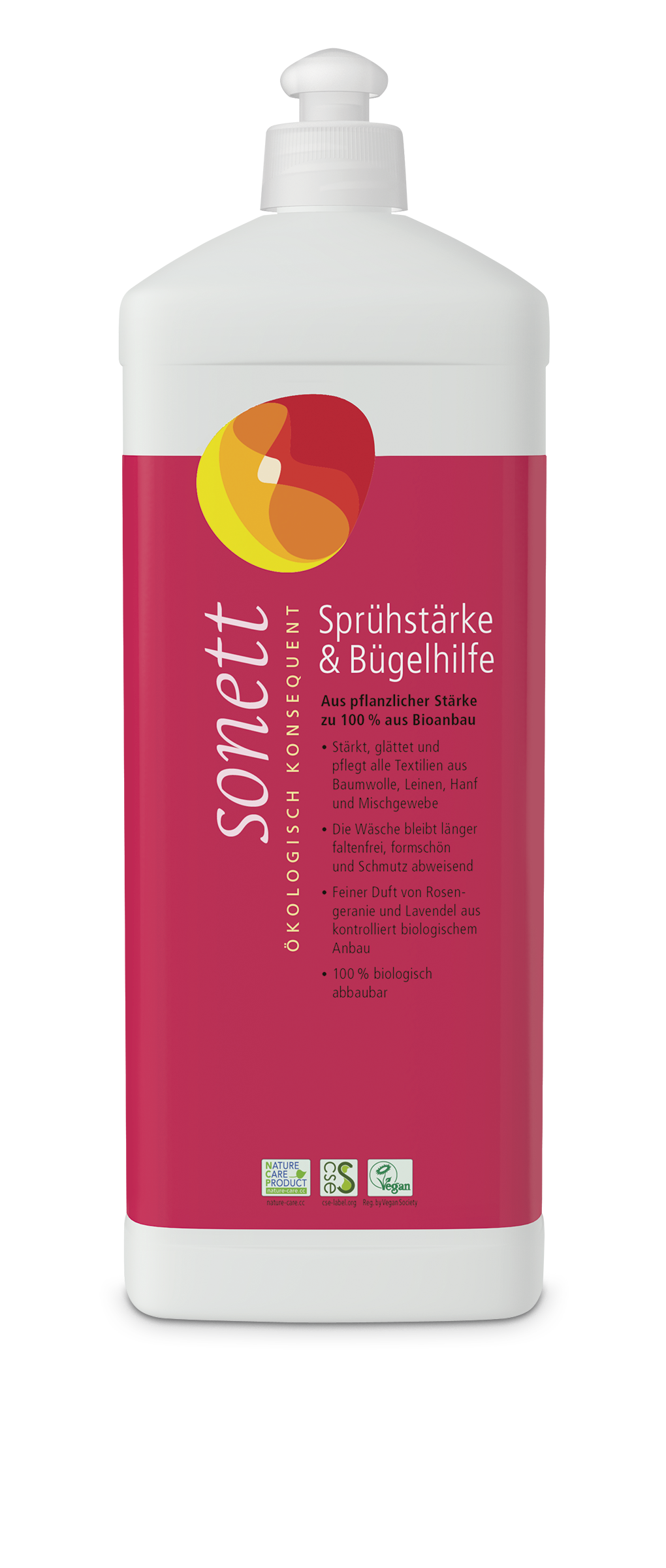 SONETT - Tekutý škrob na žehlenie bielizne STARCH SPRAY liter: 1,00