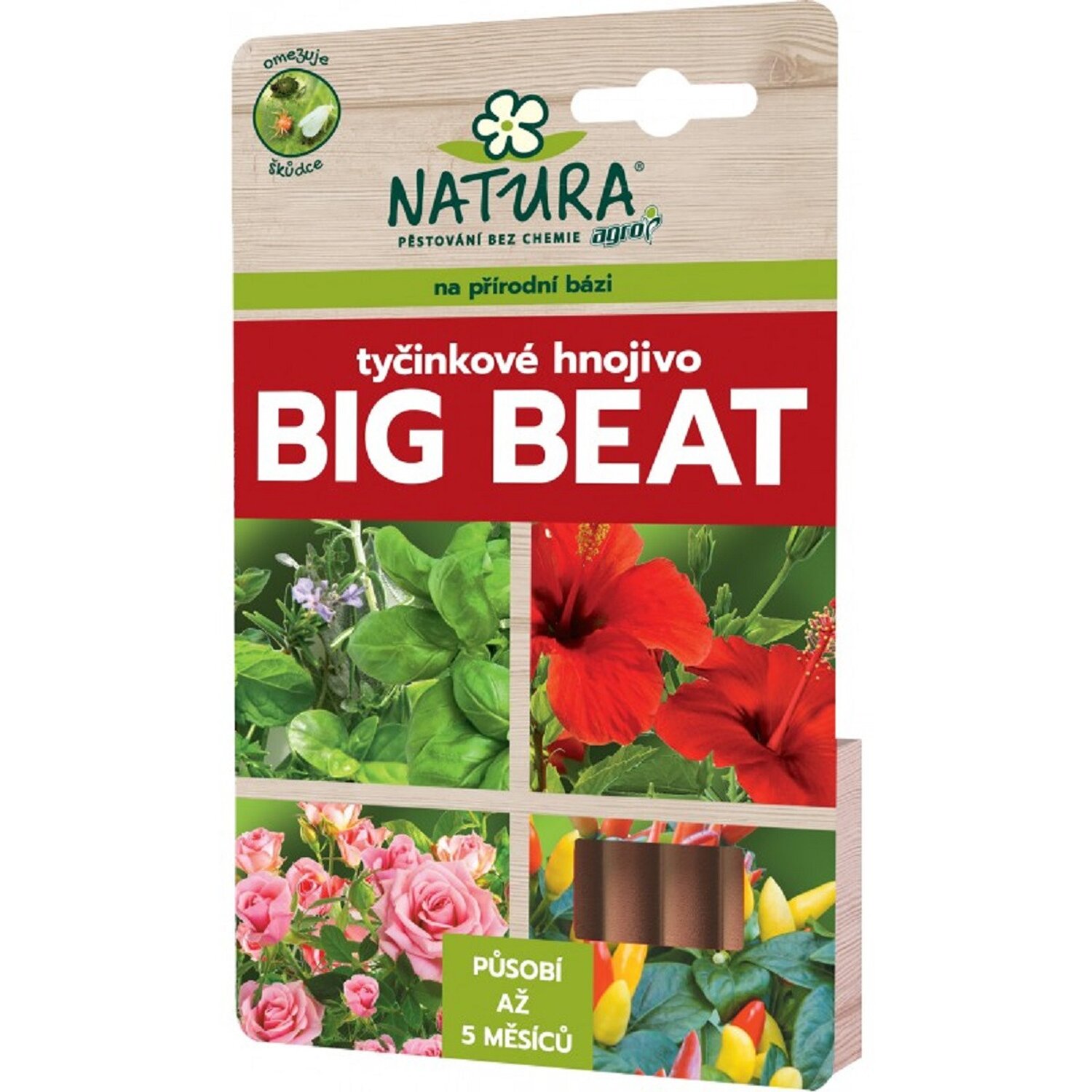 NATURA Big beat - Tyčinkové hnojivo Balenie: 12