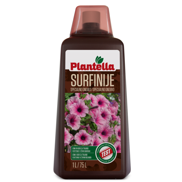 Plantella - tekuté špeciálne hnojivo pre surfínie