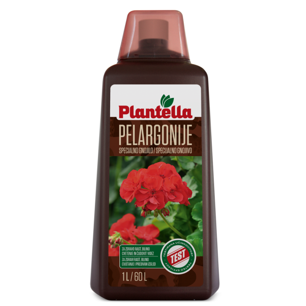 Plantella - tekuté špeciálne hnojivo pre pelargónie