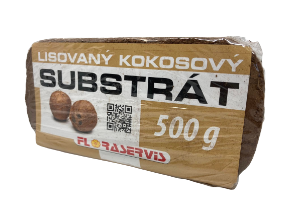 FLORASERVIS Kokosový substrát lisovaný 500g