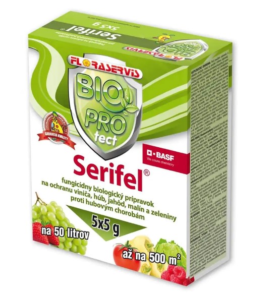 SERIFEL - fungicídny prípravok proti plesniam Balenie: 5x5 gramov