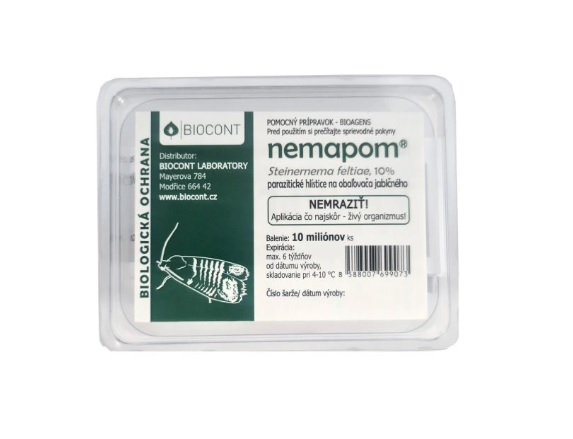 E-shop NEMAPOM - Steinernema feltiae Balenie: 10 miliónov