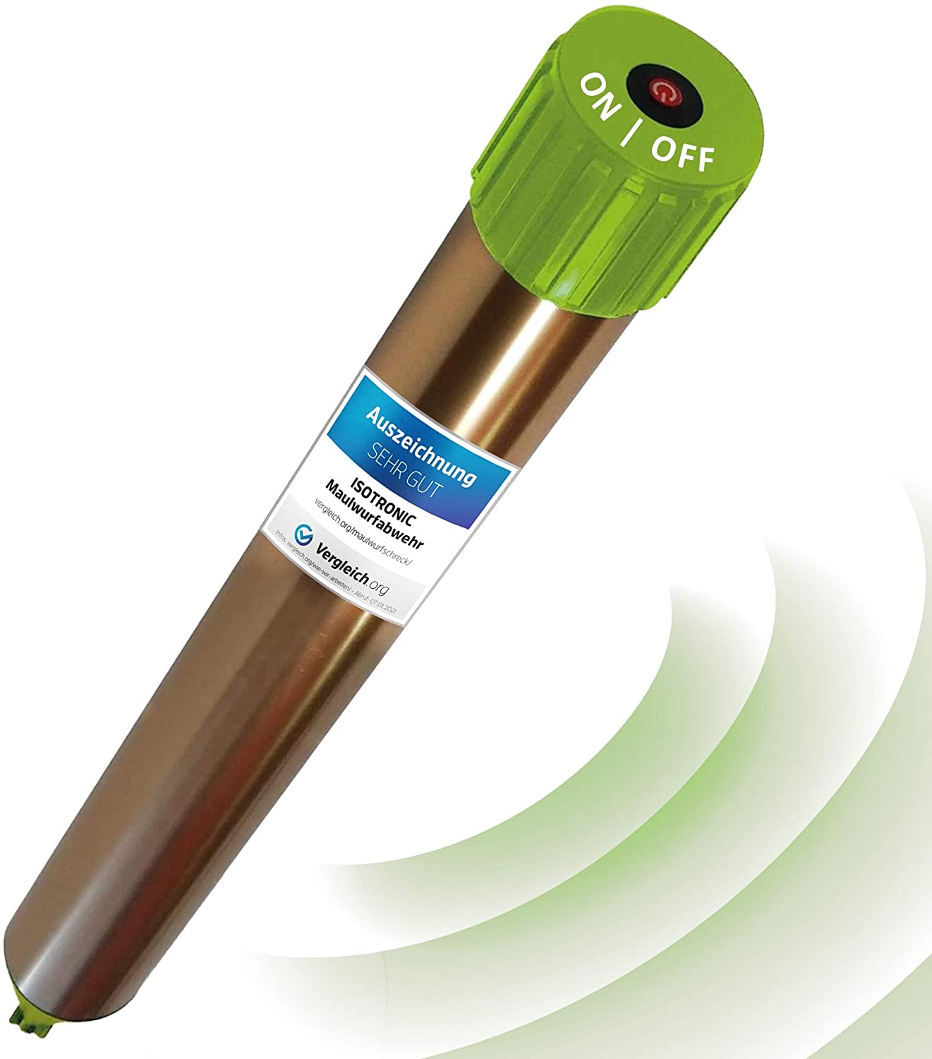 XXL Gold Finger - Mobilný outdoorový odpudzovač zveri so solárnym napájaním Isotronic