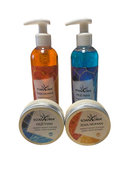 Sada prírodnej kozmetiky: Muž a Žena