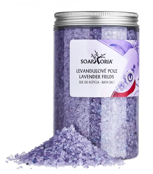 Soaphoria - prírodná soľ do kúpeľa LEVANDUĽOVÉ POLE
