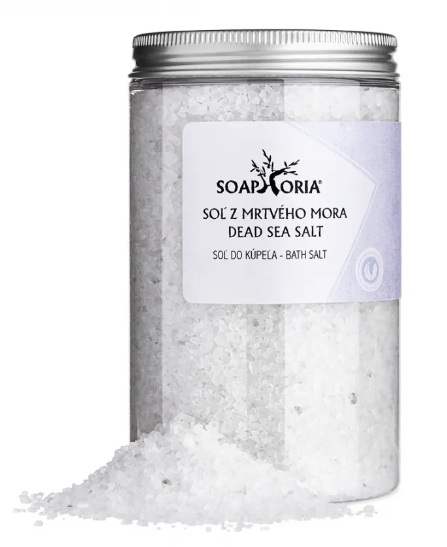 Soaphoria - prírodná soľ do kúpeľa Z MŔTVEHO MORA