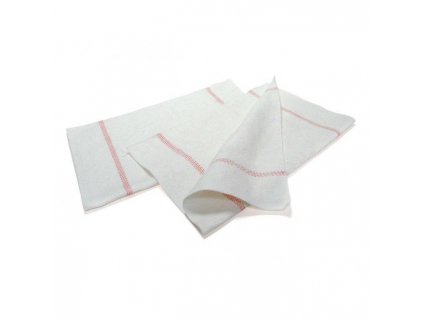 Handra netkana bavlna biela 70x50cm