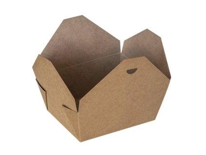 Box na obedy Lunch box 110x90x60mm 600ml kraft (40ks)