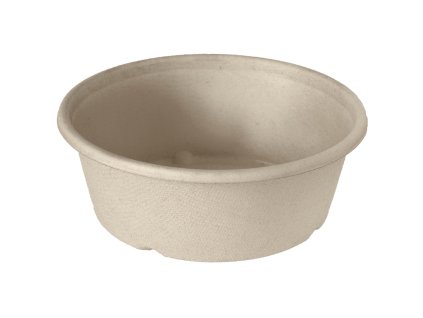Miska na salat BAGASSE hneda 600ml (40ks)