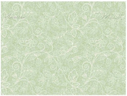 Mank Serpa Darlyn zelena 40cmx24m na stol z netkanej textilie