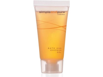Sprchovy gel v tube 20ml, Simple and Pure (50ks)