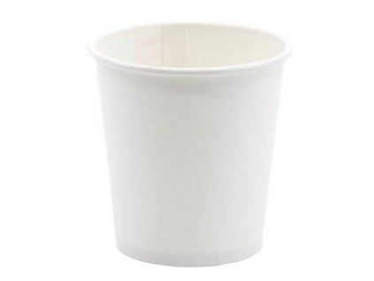 Papierovy pohar 100ml / 4oz biely O 63mm (100ks)