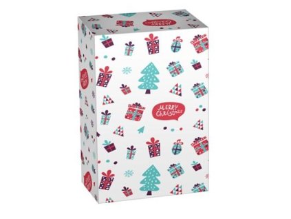 Krabicka na cukrovinky Cake box 125x210x70mm Christmas vianoce